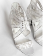 GIVENCHY Ankle white leather and lace heel sandals NEW Retail price 640€ Size 40