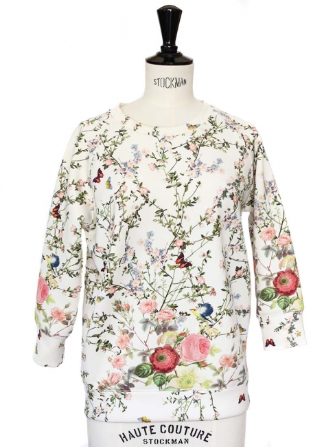 JAMES Floral print neoprene jumper Retail price €280 Size 38