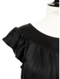 Robe ample en satin de soie noir Px boutique 1000€ Taille 36