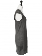 Robe débardeur en lin fin gris foncé Px boutique 125€ Taille 36