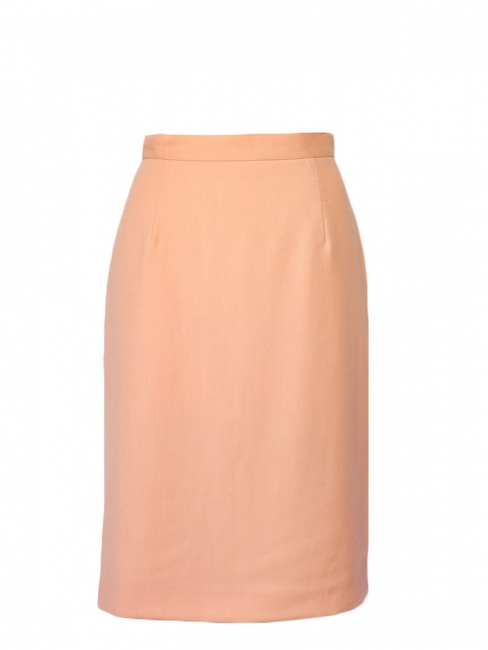 UNGARO Peach pink high waist pencil skirt Size XS