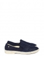CLASSIC 20° loafers in navy blue knitted cotton NEW Retail price €60 Size 40