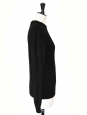 Pull col rond en pure laine vierge noire Px boutique 350€ Taille 38