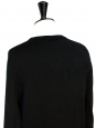 Pull col rond en pure laine vierge noire Px boutique 350€ Taille 38