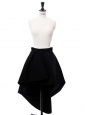 Jupe Couture en laine et soie noire Défilé Fall 2013 NEUVE Px boutique 2500€ Taille 34