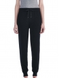 Pantalon de jogging en coton et modal noir NEUF Px boutique 235€ Taille XS