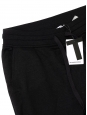 Pantalon de jogging en coton et modal noir NEUF Px boutique 235€ Taille XS