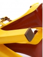 LANVIN Rare sandales en cuir verni jaune canari Px boutique 720€ Taille 37