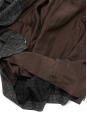 Robe en soie et laine gris chiné et noir Px boutique 1600€ Taille 36/38