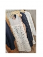 Robe Couture en soie plissée blanc ecru brodée de cristaux Swarovski Px boutique 6000€ NEUVE Taille 36