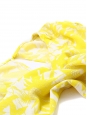 Top sans manches dos ouvert imprimé floral jaune blanc Px boutique 65€ Taille 38