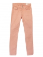 Jean skinny slim fit en coton stretch rose pêche Px boutique 160€ Taille 34/36