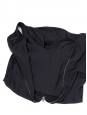 Robe sans manches décolleté drapé gris anthracite Px boutique 1200€ Taille S