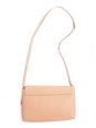 Powder pink soft and grained lambskin leather CASSIE envelope shoulder bag NEW Retail price €700