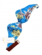 Haut de maillot de bain bandeau DONNIE imprimé tropical bleu, vert, blanc NEUF Px boutique 120€ Taille 34/36