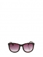 TEMPLE design burgundy acetate and leather oversize sunglasses Retail price €380 