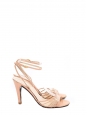Soft pink leather heel sandals Retail price €300 Size 37