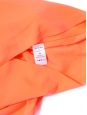 Débardeur bretelles larges en soie orange fluo Px boutique 350€ Taille 40