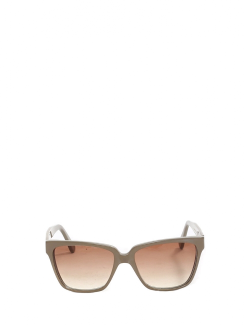 Taupe grey acetate frame sunglasses Retail price €250