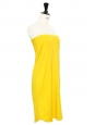 Robe bustier en coton jaune vif Px boutique 150€ Taille 34