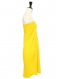 Robe bustier en coton jaune vif Px boutique 150€ Taille 34