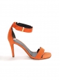 ICONIC sandals in bright orange suede leather NEW Retail price €550 Size 37