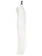 Robe longue sans manches en coton et soie blanc ivoire Px boutique 1200€ Taille 36/38