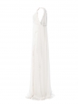 Robe longue en mousseline plissée blanc écru Px boutique 4400€ Taille 36