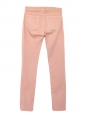 Peach pink mid-rise cropped skinny slim fit jeans Retail price €160 Size XS
