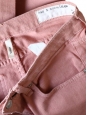Peach pink mid-rise cropped skinny slim fit jeans Retail price €160 Size XS