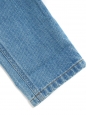 Jean slim taille haute en coton denim bleu clair NEUF Px boutique 160€ Taille 34/36