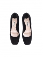 Black suede leather block heel pumps NEW Retail price €500 Size 36