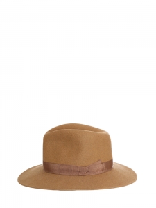 Chapeau Borsalino en feutre de laine marron noisette NEUF Px boutique 280€ Taille 56