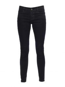 Black cotton slim fit denim pants with zipped ankles Retail price €225 Size 36