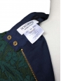 Robe HARLEM DUCHESS en dentelle verte brodée Prix boutique 435€ Taille XS
