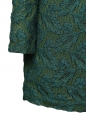 Robe HARLEM DUCHESS en dentelle verte brodée Prix boutique 435€ Taille XS