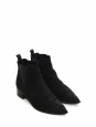 JENSEN Black suede leather Chelsea ankle boots Retail price €450 Size 37