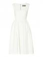 REGAN White stretch-crepe dress NEW Retail price €1130 Size XS