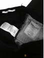 Pantalon LE SKINNY DE JEANNE en coton stretch noir lacéré NEUF Prix boutique 270€ Taille XS