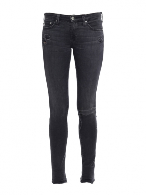 THE LEGGING Anthracite grey denim skinny jeans Retail price €180 Size XS