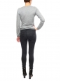 Jean skinny THE LEGGING en denim stretch gris anthracite Prix boutique 180€ Taille XS