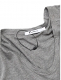 T-shirt sans manche en jersey gris clair NEUF Taille 36