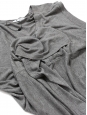 Sleeveless light grey round neck t-shirt NEW Size XS