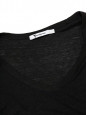 Black jersey scoop neck sleeveless shirt NEW Retail price €95 Size XS