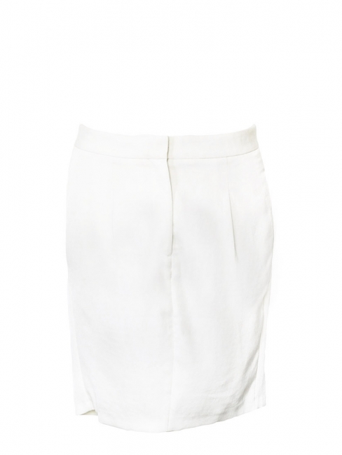 Ivory cream low waist fluid skirt Retail price €300 Size 38