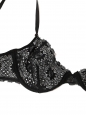 LE SOLEIL Black crochet lace bra Size 85B