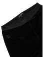 Black velvet legging pants Retail price €1090 Size S