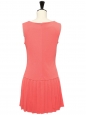 Camellia pink stretch jersey sleeveless dress Size 36