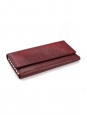Burgundy Saffiano leather key holder wallet Retail price €200