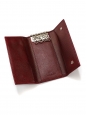 Burgundy Saffiano leather key holder wallet Retail price €200